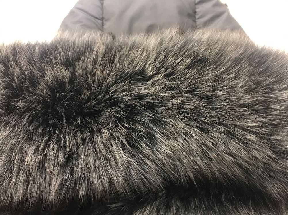 구스80%여성 구스 롱패딩 리얼 폭스퍼 블랙--4