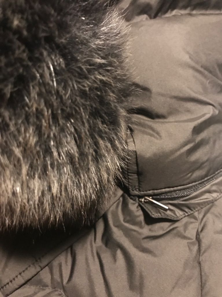 구스80%여성 구스 롱패딩 리얼 폭스퍼 블랙--6