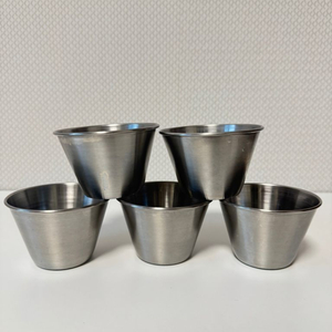 스텐 소스용기(중)5개 일괄판매