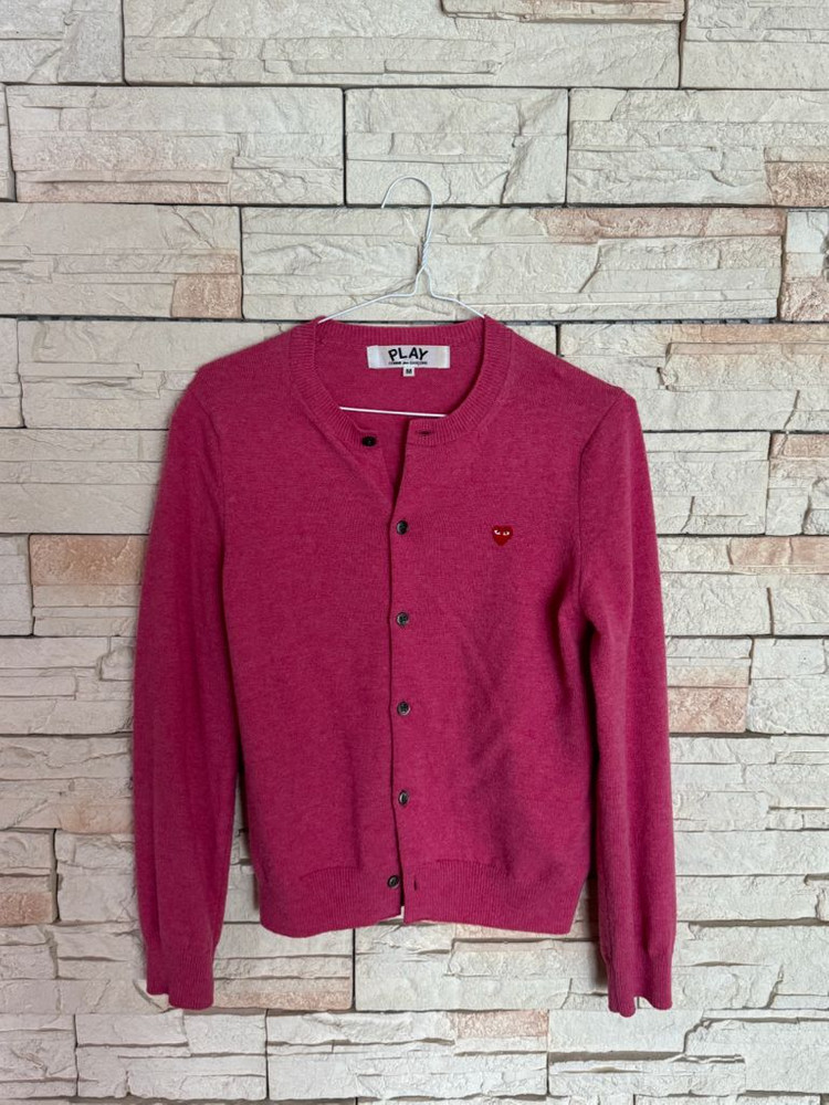 [정품](m)꼼데가르송 스몰하트가디건--1