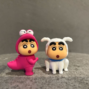 짱구는 못말려 짱구 코스프레 피규어 일괄(흰둥이,공룡)