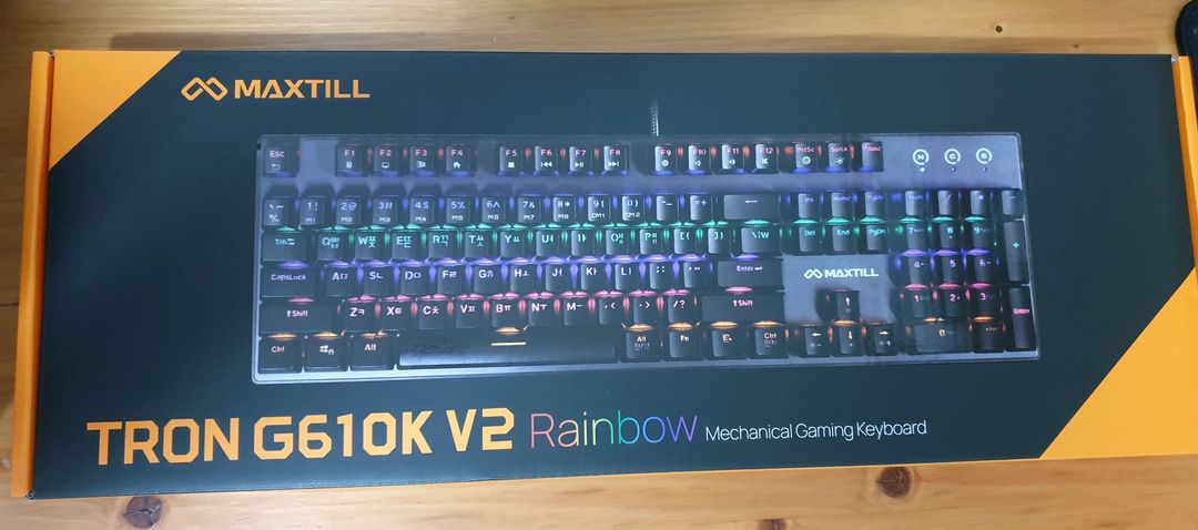 맥틸 TRON G610K V2 레인보우 기계식 키보드 (적축) 미개봉 새제품 판매 | 중고나라 - 안심되는 중고거래