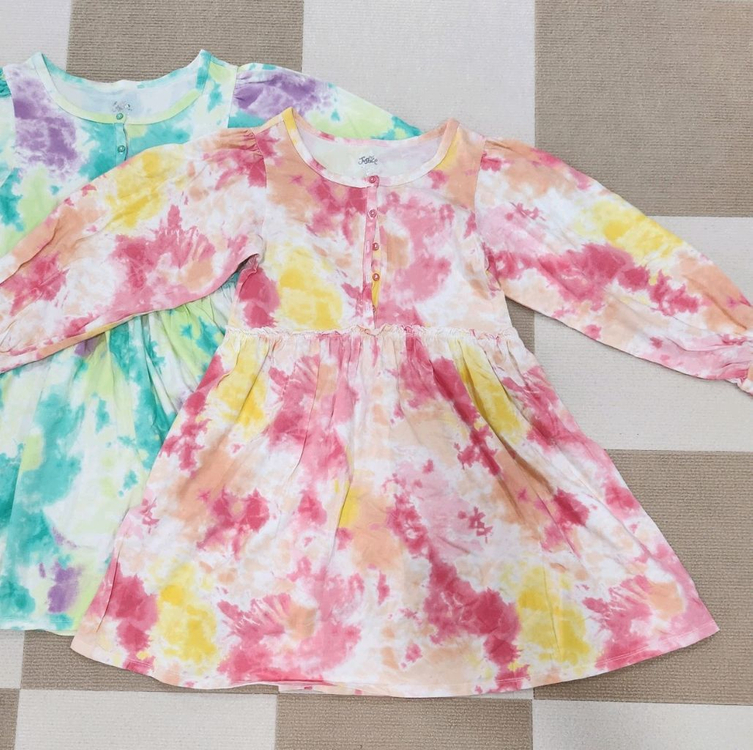 Justice 타이 다이 원피스 2종 140정도--6