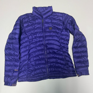 여성 코오롱스포츠 구스다운 퍼플 경량 패딩 자켓 이미지