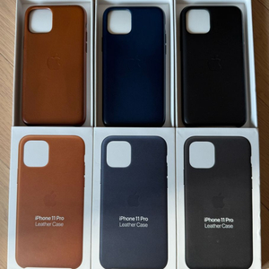 아이폰 11프로 정품 가죽케이스
