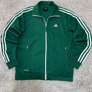 아디다스 초록 그린 트랙탑 져지집업 100/L 이미지