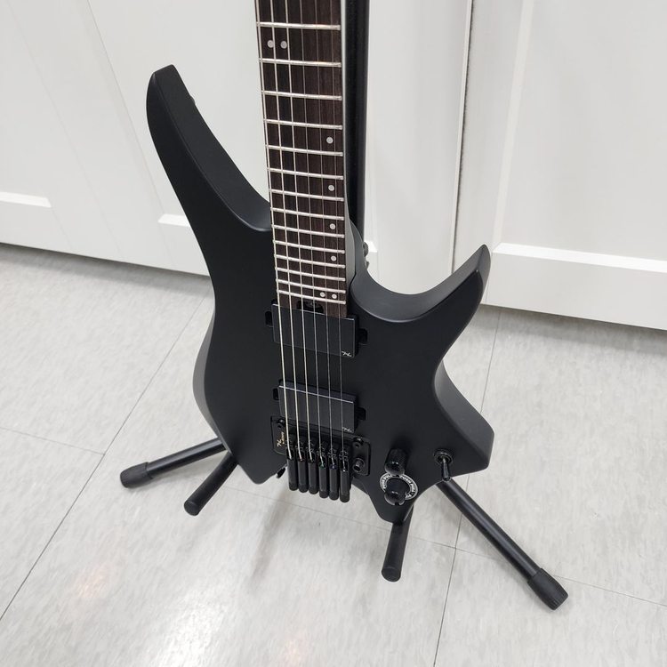 헥스 프로토타입 헤드리스 일렉기타 N500 블랙--3