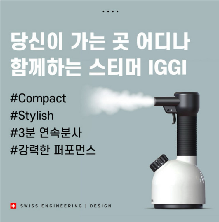 로라스타 핸디스티머 이기 스팀살균 의류관리기 (화이트) 이미지