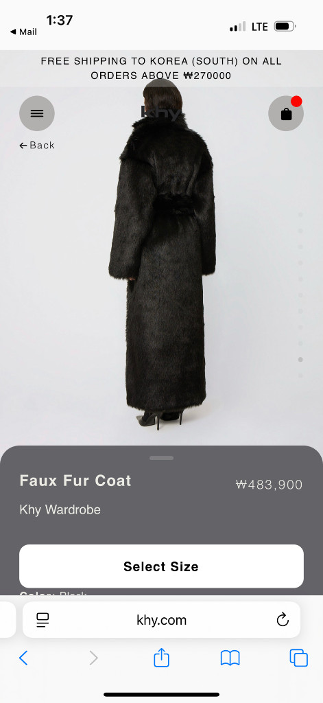 (교환가능)카이 폭스 퍼 코트--2