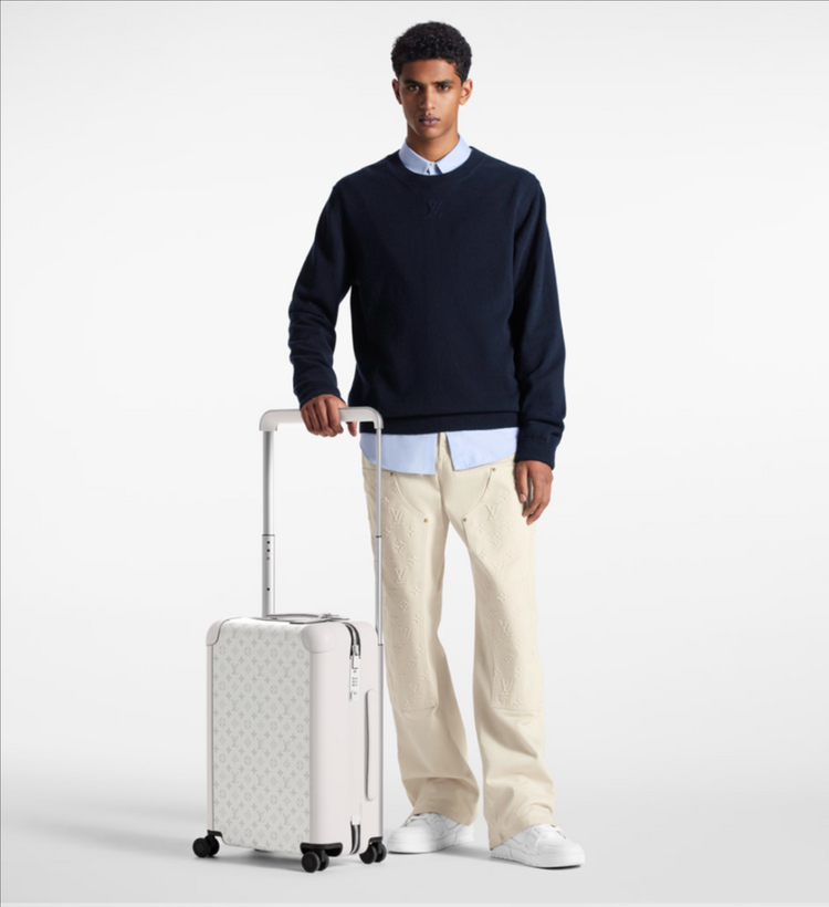 루이비통 호라이즌 55 화이트 모노그램 캐리어 이미지