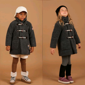 [무료배송][110]베베드피노 양털 덤블 퍼 더플 코트