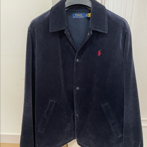 폴로 랄프로렌 코듀로이 바라쿠다 코치 자켓 네이비 M 사이즈 팔아요 이미지