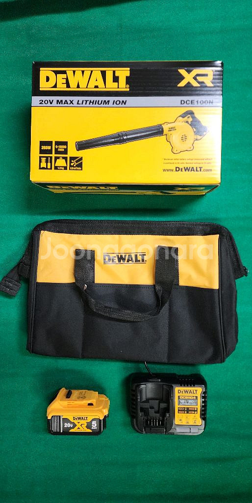 새상품/미개봉/디월트/20V 무선 송풍기/ DCE 100 풀세트/중형 가방 포함--1