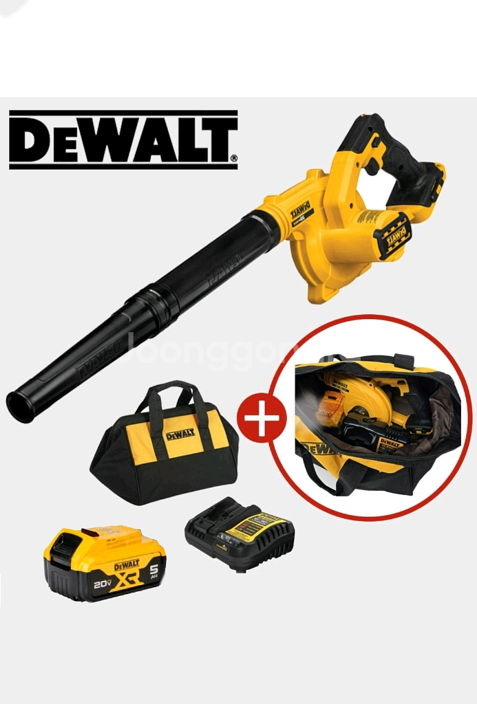 새상품/미개봉/디월트/20V 무선 송풍기/ DCE 100 풀세트/중형 가방 포함--7