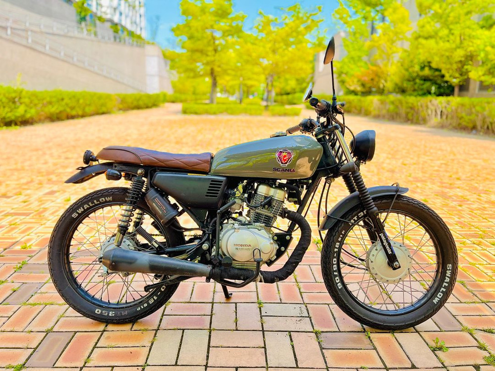 cg125 커스텀 검사없는 라스트 연식 캬브모델 킥셀 다됨 이미지