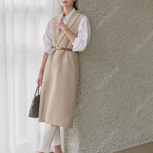 한스스타일 벨티드 숄카라 울 롱베스트