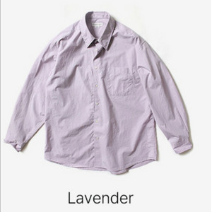 토마스모어 페이퍼 셔츠 xs 라벤더