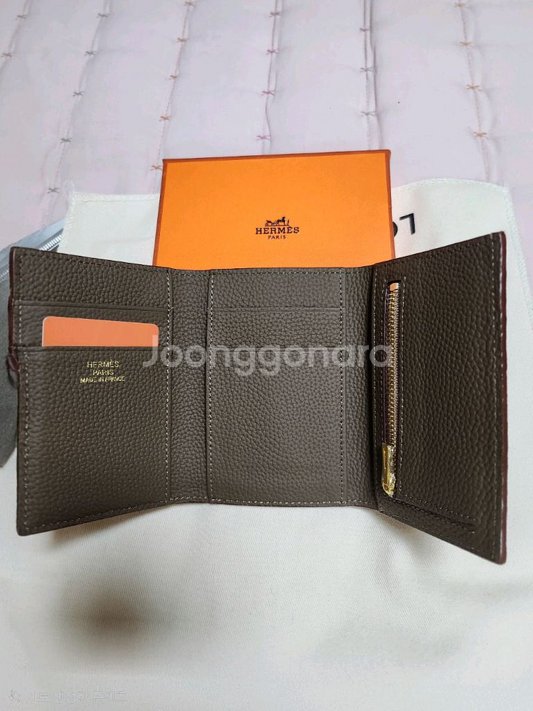 에르메스 켈리 반지갑--1