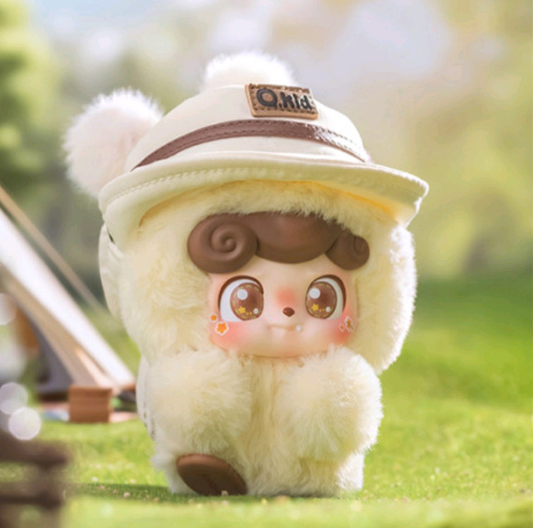 [미개봉]타이니빌 Q베이비 큐베이비 q.kid 신나는 야외활동 플러피 랜덤 피규어 키링 등산 야구 동화 인형 키링 이미지