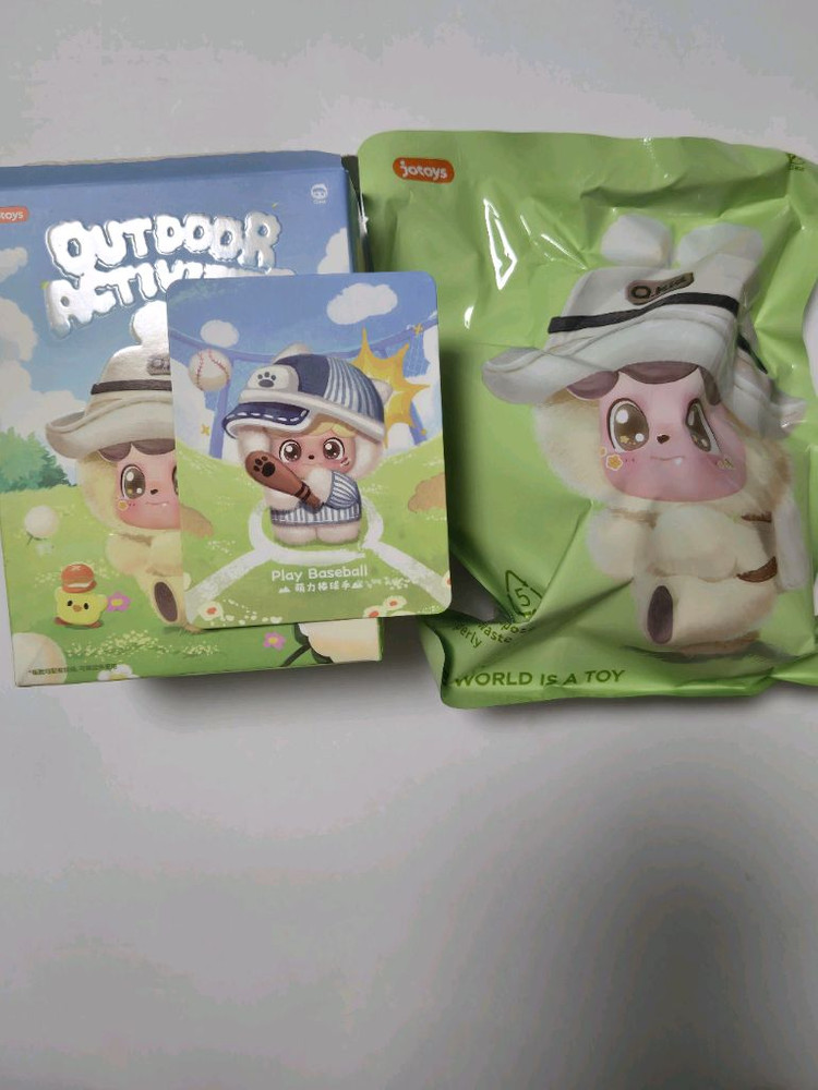 [미개봉]타이니빌 Q베이비 큐베이비 q.kid 신나는 야외활동 플러피 랜덤 피규어 키링 등산 야구 동화 인형 키링 이미지