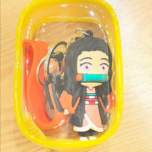 귀멸의 칼날 네즈코 키링 파우치 새상품