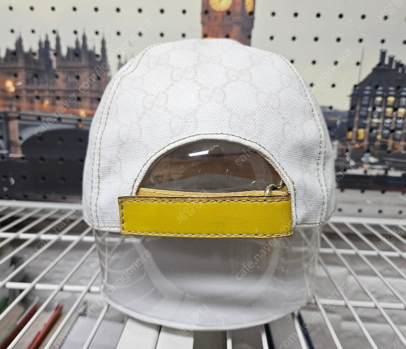 구찌 모자 야구모자 볼캡 M 56 세리라인 GG 코팅 캔버스 KF42 이미지