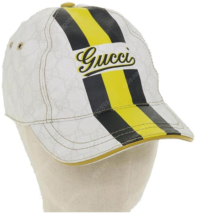 구찌 모자 야구모자 볼캡 M 56 세리라인 GG 코팅 캔버스 KF42 이미지