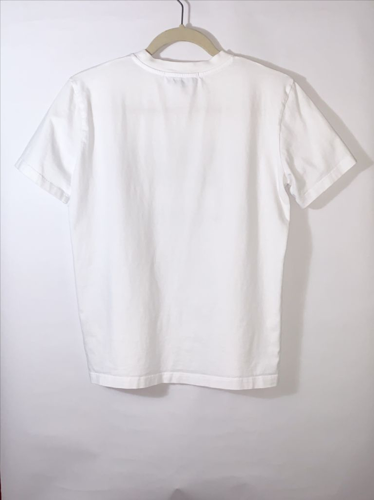 MSGM 로고 프린트 반팔 면 티셔츠 (S)--1