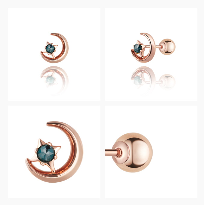 스톤헨지 DAL 다이아몬드 피어싱 싱글 M0786D--2