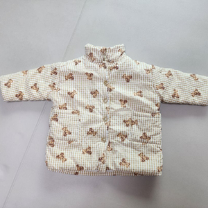 아기옷 유아옷 곰돌이패딩 곰돌이 아우터 점퍼 겨울옷 90~100정도 5호정도