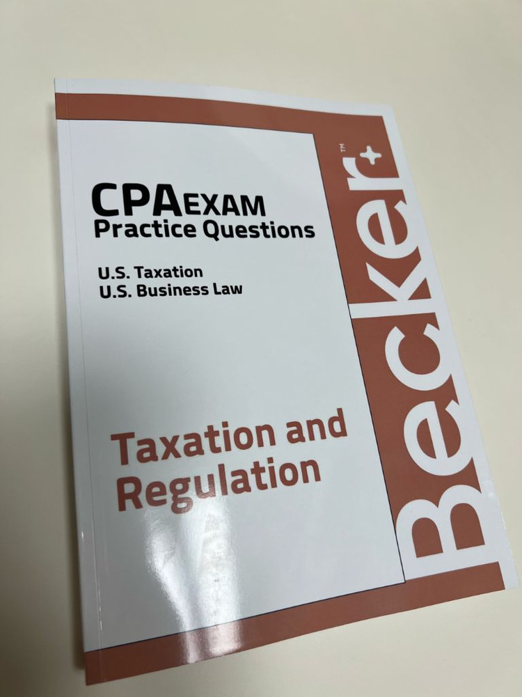 2025 REG Becker 25년 AICPA시험 베커 이미지