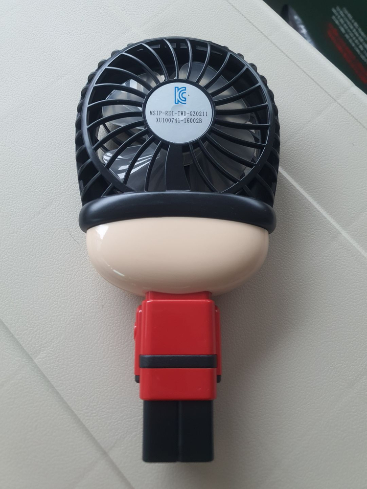 캐릭터 휴대용 무선 선풍기 판매 이미지