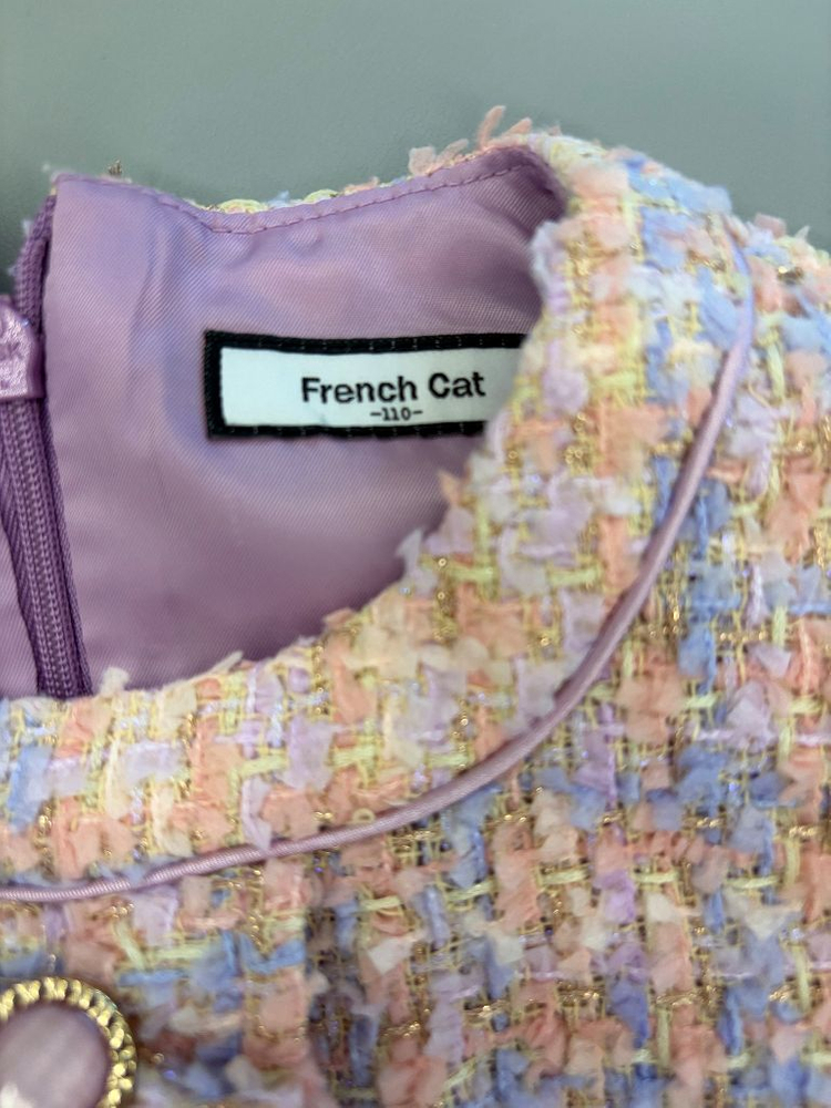 프랜치캣 트위드 원피스 110--2