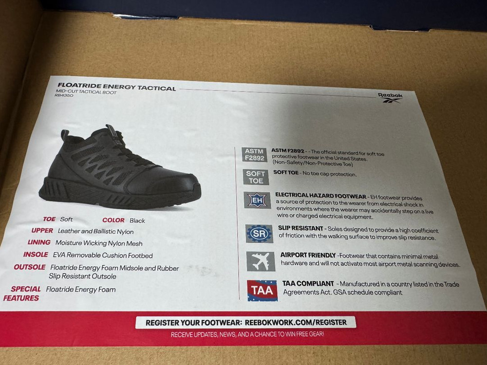 리복 플로우라이드 에너지 택티컬 부츠 rb4350--2