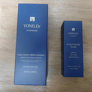 용닥터 스칼프 볼륨 카페인 탈모샴푸 400ml + 용닥터 두피 진정 토닉 100ml 미개봉 새제품 낱개도 팔아요