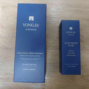 용닥터 스칼프 볼륨 카페인 탈모샴푸 400ml + 용닥터 두피 진정 토닉 100ml 미개봉 새제품 낱개도 팔아요