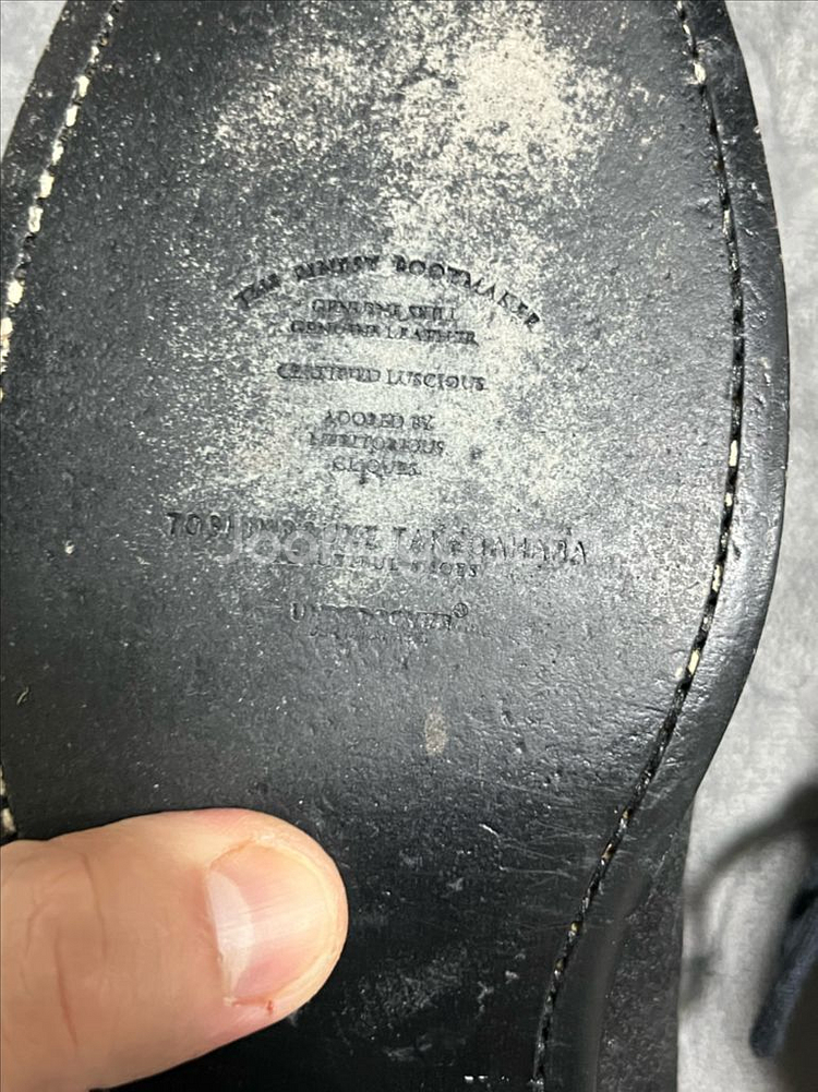 언더커버X TOSHINOSUKE TAKEGAHARA 더비슈즈 37size--3