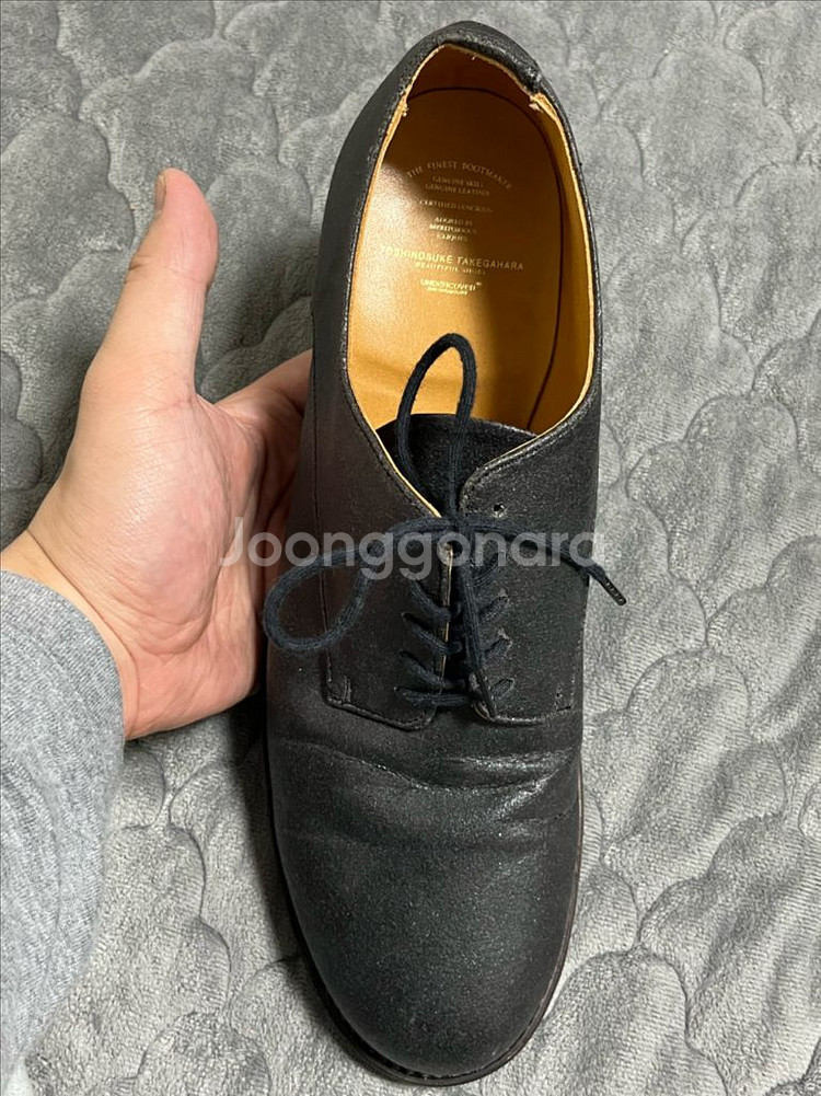 언더커버X TOSHINOSUKE TAKEGAHARA 더비슈즈 37size--5