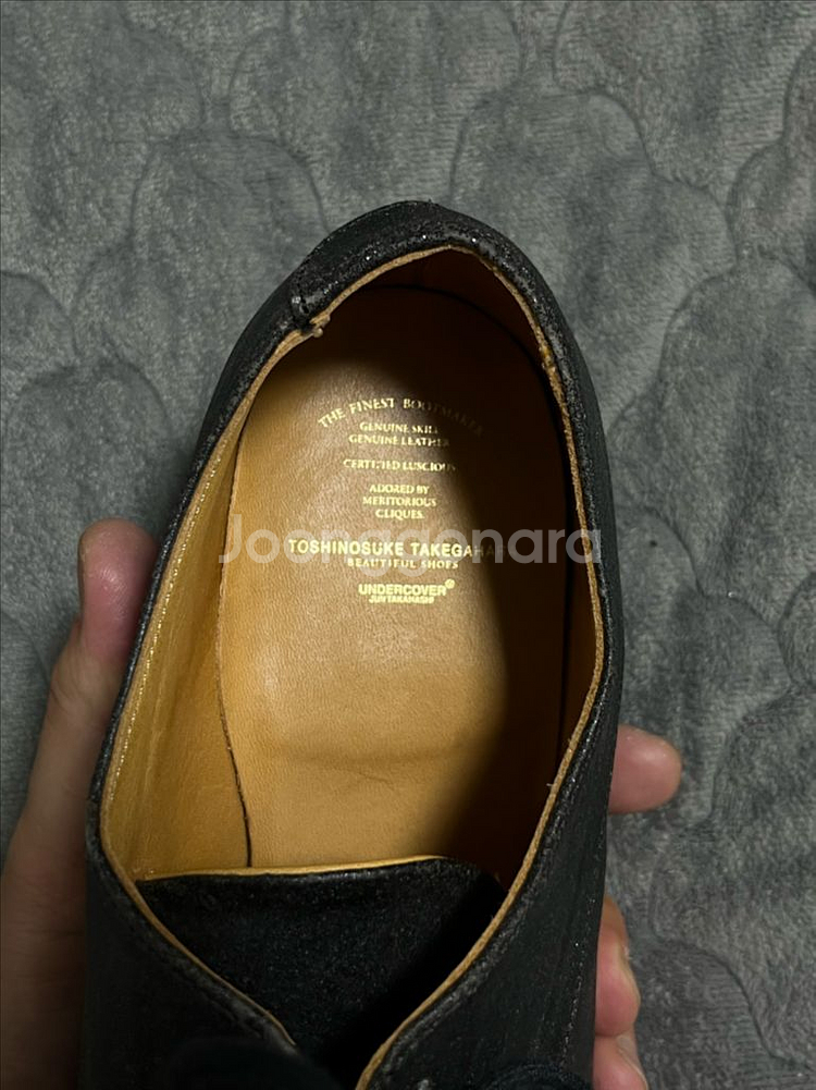 언더커버X TOSHINOSUKE TAKEGAHARA 더비슈즈 37size--8