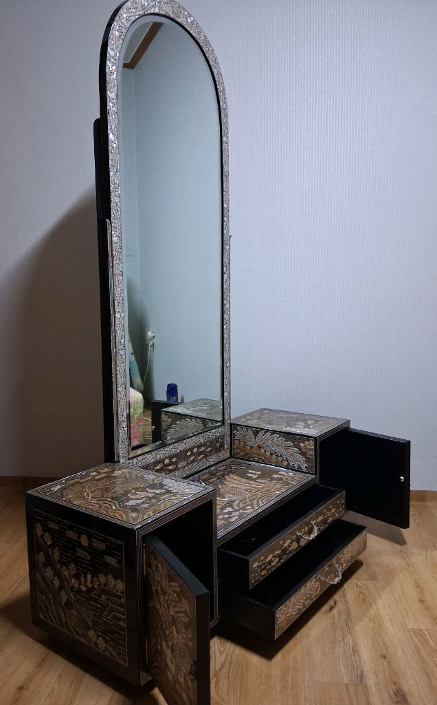 이조자개화장대 이조자개 자개장--8