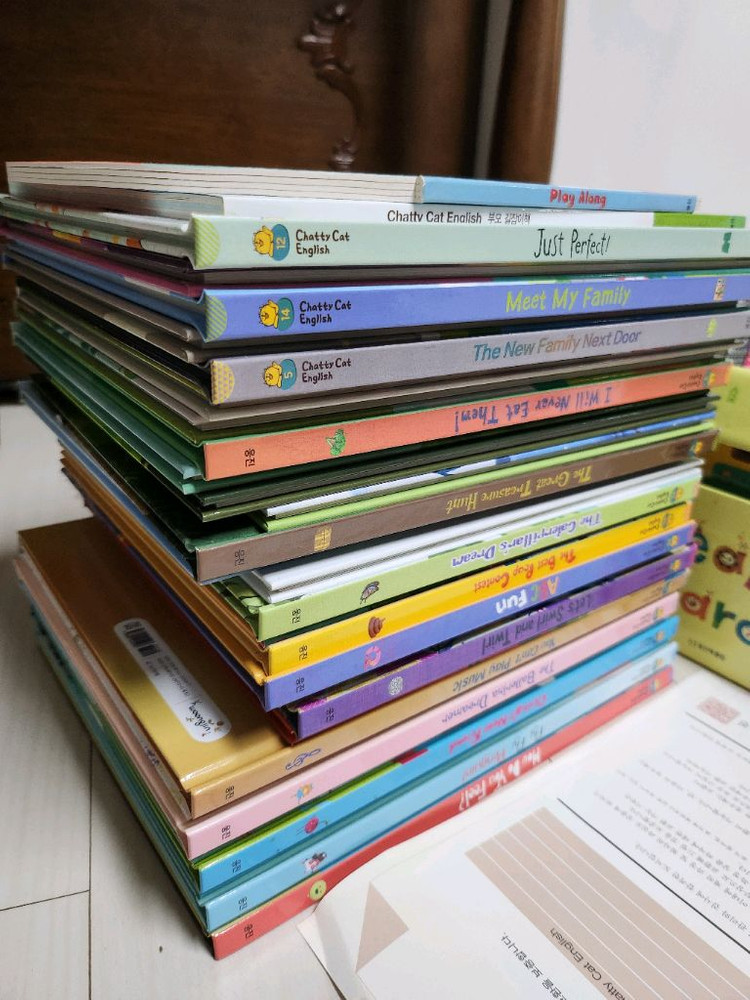 웅진 영어 채티캣 잉글리쉬 새책 전구성--3