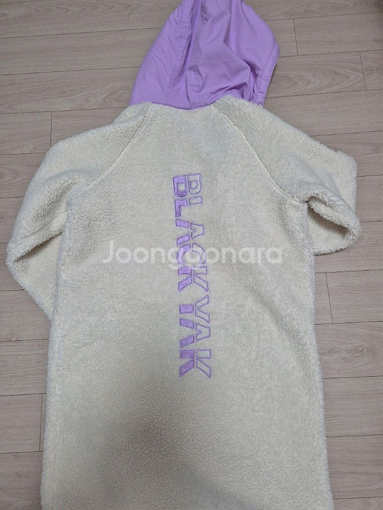 여아 145 블랙야크 롱 뽀글이자켓--1