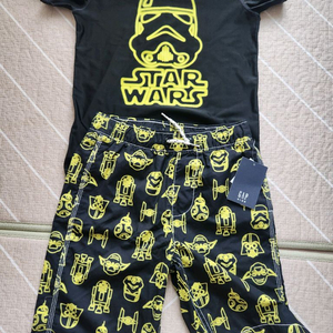 갭키즈 스타워즈 수영복 상하