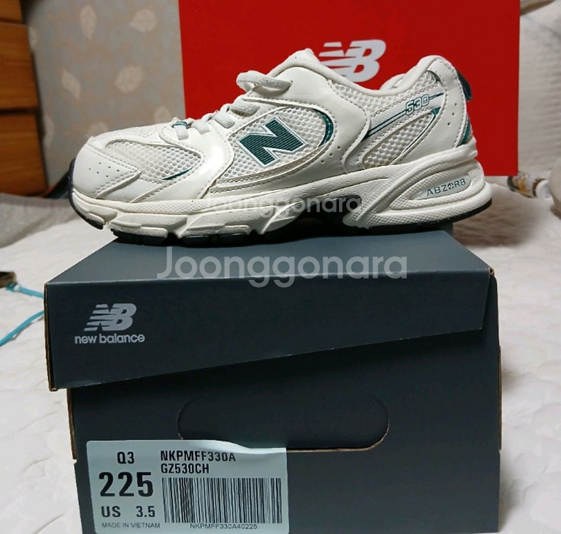 뉴발란스키즈 530 215 운동화.GZ530CH박스사이즈는225(25년5월제품)--1