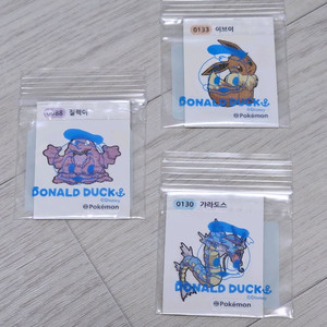 일괄 판매) 포켓몬스터 1세대 포켓몬 띠부씰 이브이 질퍽이 갸라도스 이미지