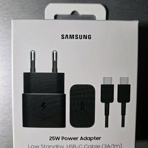 [미개봉/새제품] 삼성 25W PD 충전기 (USB C to C 케이블 포함)