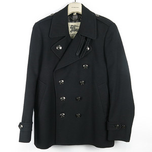 버버리 런던 블랙 하프 코트