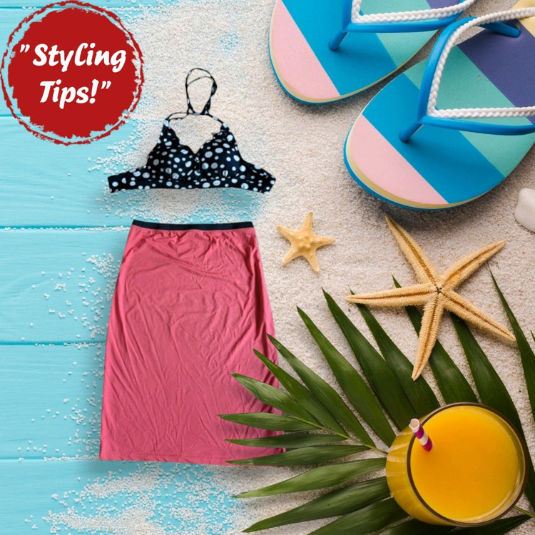 새상품! 시원한 롱치마 (여행/비치웨어용) / 무료배송 이미지