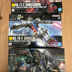 (일괄) 건담HG 퍼스트건담,건캐논,티탄즈 마크2 프라모델 판매합니다 이미지