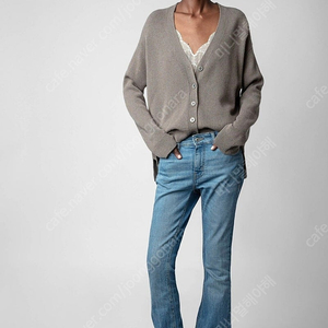 새상품 쟈딕앤볼테르 미르카 캐시미어100 가디건 L